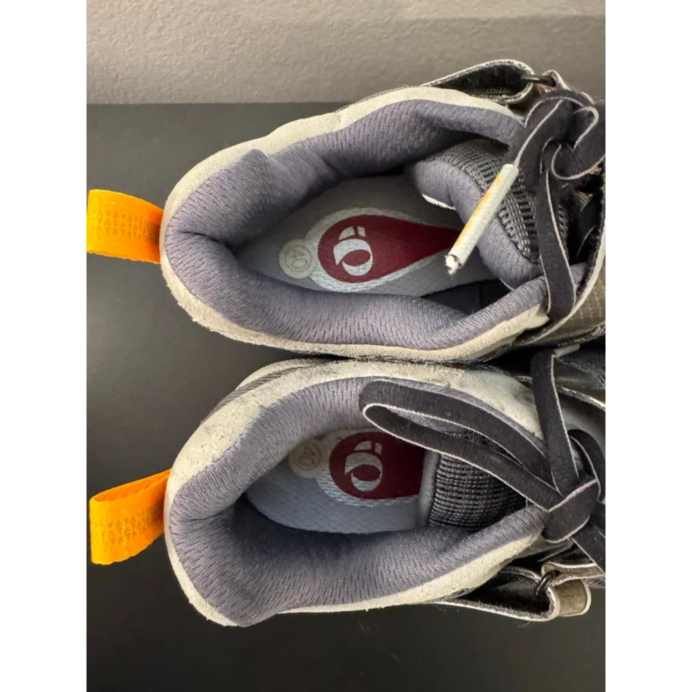 Women's Pearl‎ Izumi Athletic Cycle Shoes Size 9 Gray Orange